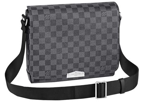 LOUIS VUITTON District PM Messenger Bag Damier Graphic .